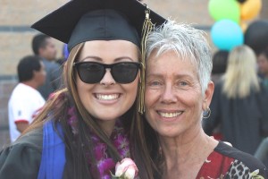 At 63 with my oldest granddaughter Angelica on her 2014 graduation